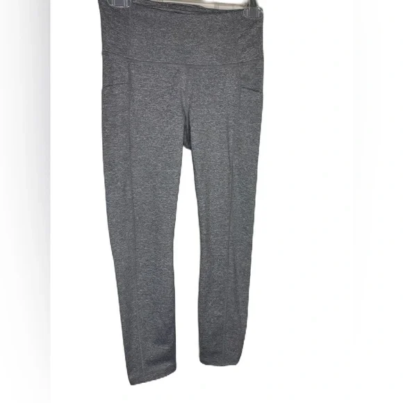 ZIYA active leggings grey haze knit pockets NWT - Picture 3 of 12